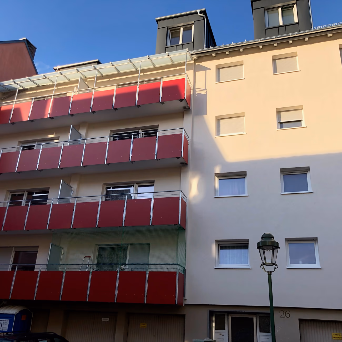 Fassade & Balkone — saniert von WBD